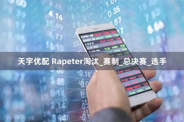 天宇优配 Rapeter淘汰_赛制_总决赛_选手
